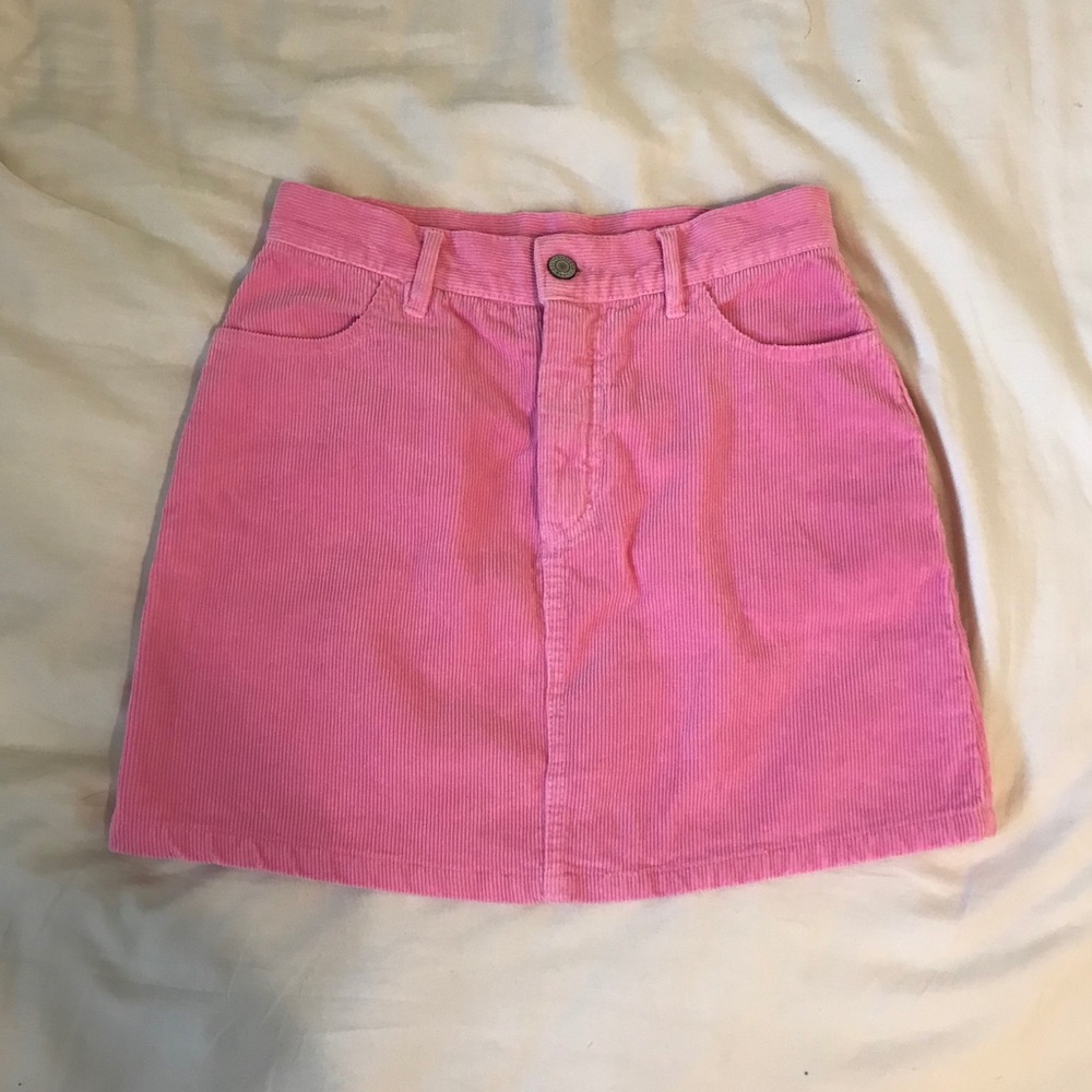 brandy melville bubblegum pink juliette skirt